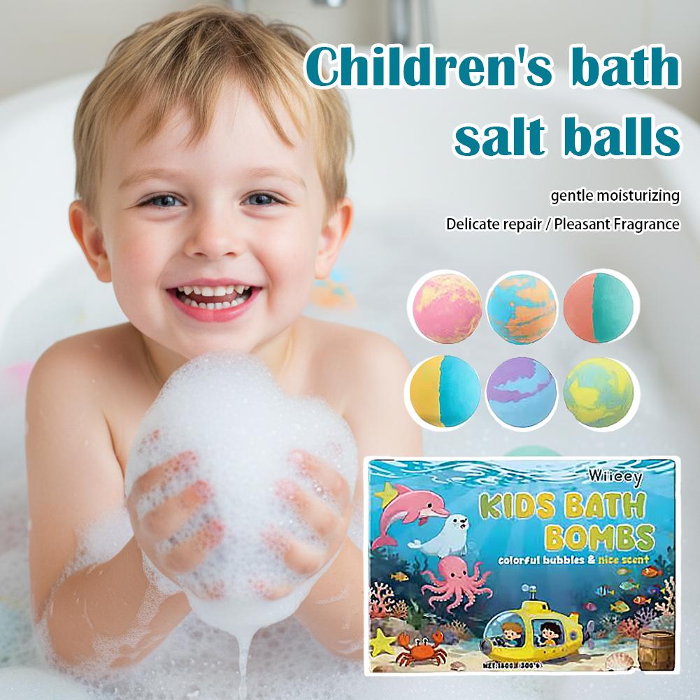 Bath Salts - Набор из 6 детских бомбочек для