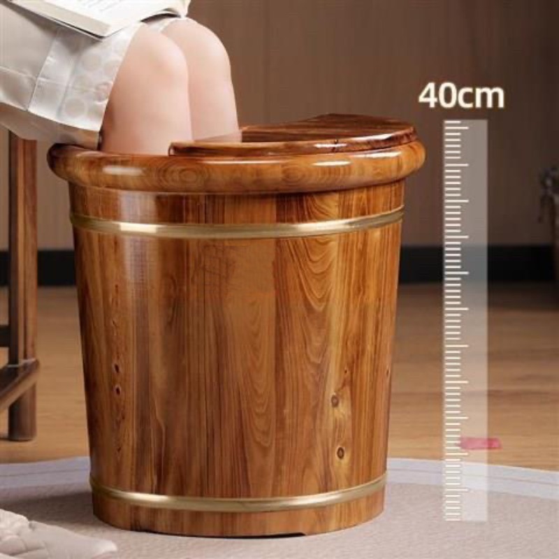 Foot Spa - Деревянная ванночка для замачивания ног, глубокая