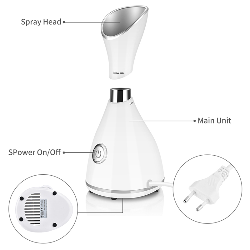 Портативный нано-ионный парово – обзор и цена Face Steamer